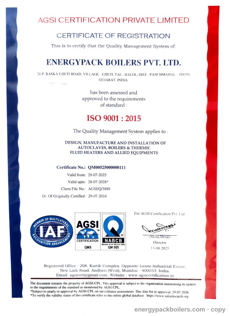 ISO 9001:2015 Certificate